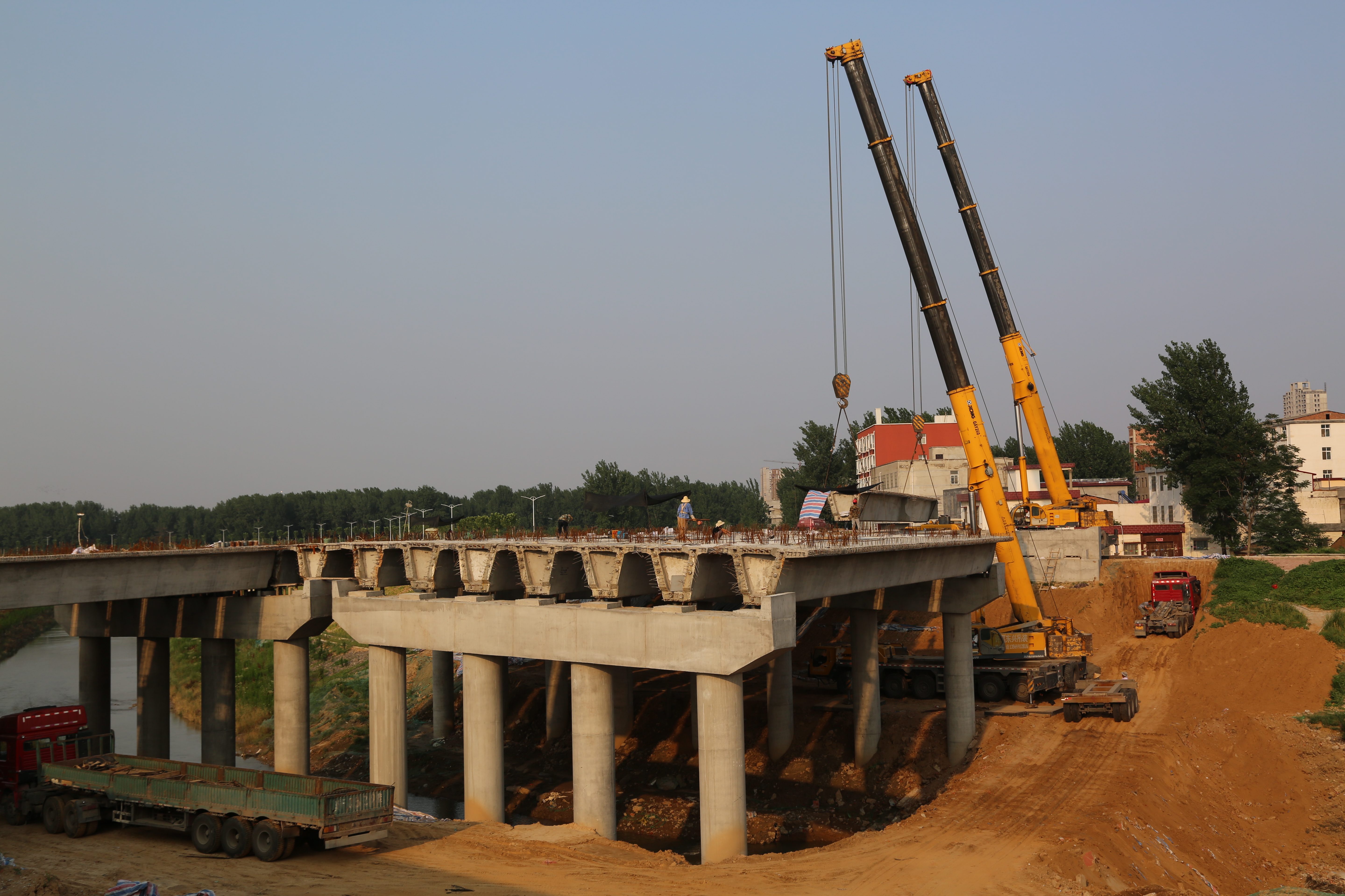 西平縣城市水系治理一期橋梁工程未來大道橋